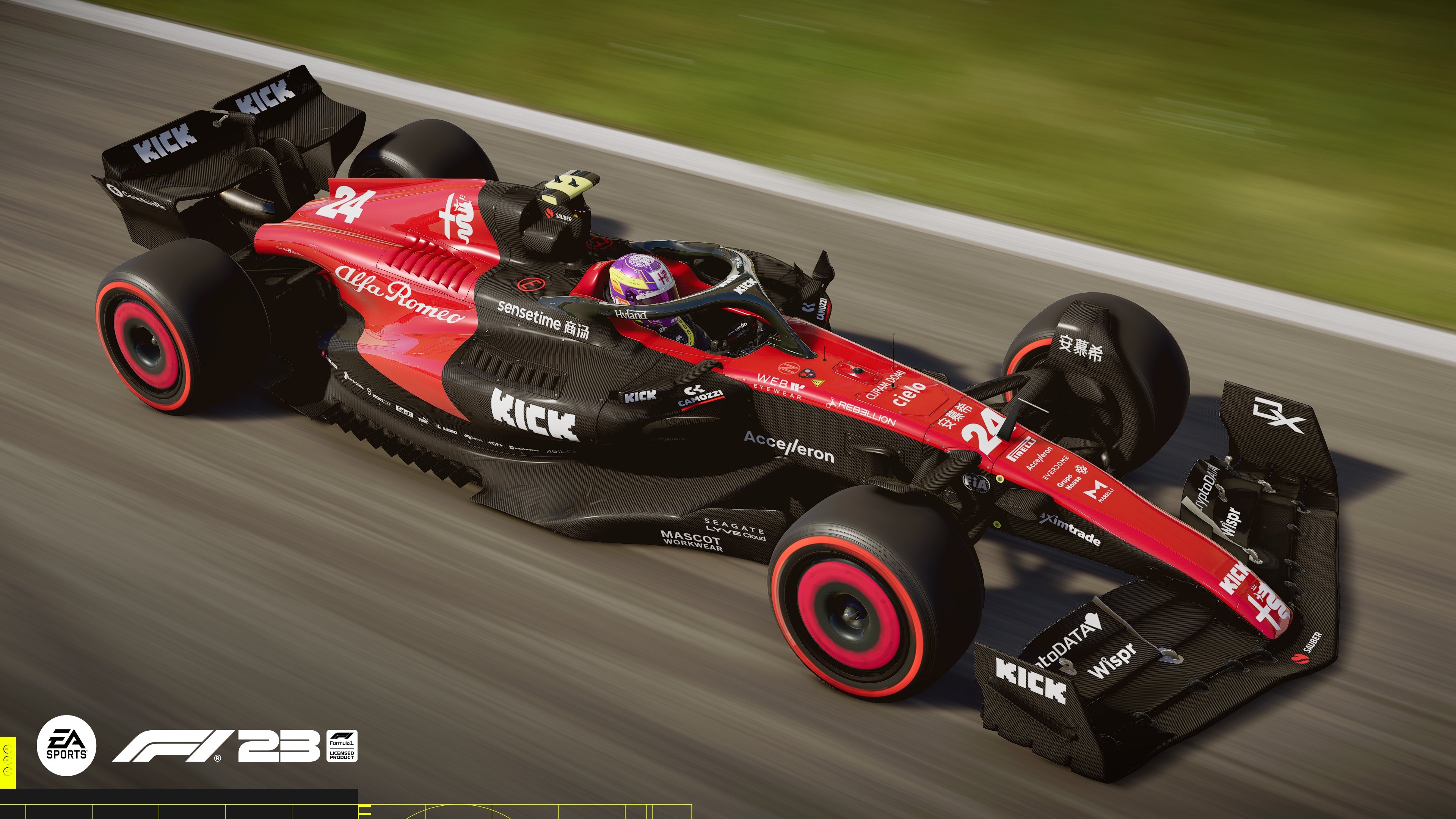 F1 23 Alfa Romeo Sauber car.
